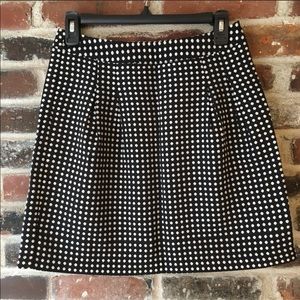 The Limited - Black and White Polka Dots Skirt